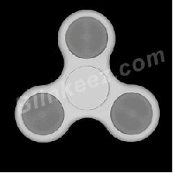 LED Fidget Spinner with Multicolor Flashing Lights